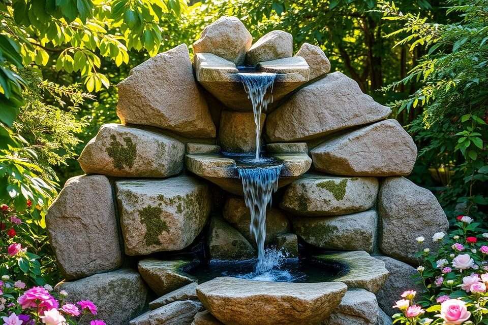 Natursteinbrunnen selber bauen – So geht’s richtig