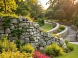 Natursteinmauer für den Garten