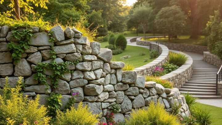 Natursteinmauer für den Garten: Planung und Bau