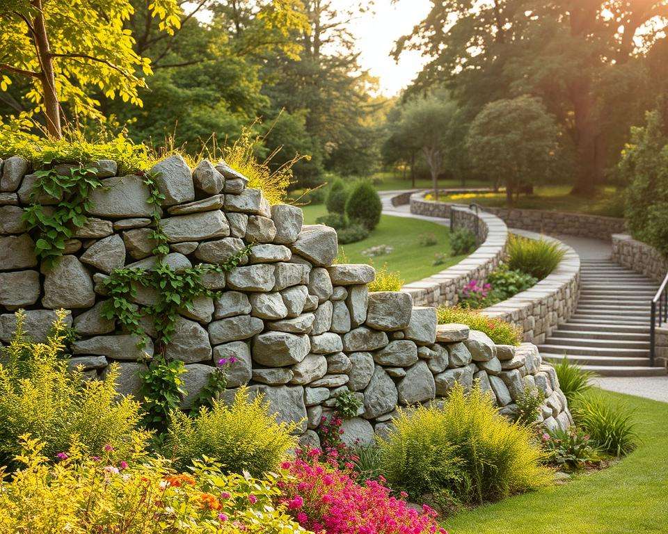 Natursteinmauer für den Garten: Planung und Bau