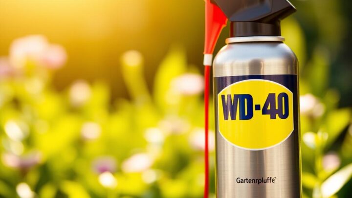 Nützliche Anwendungen für WD-40 im Garten