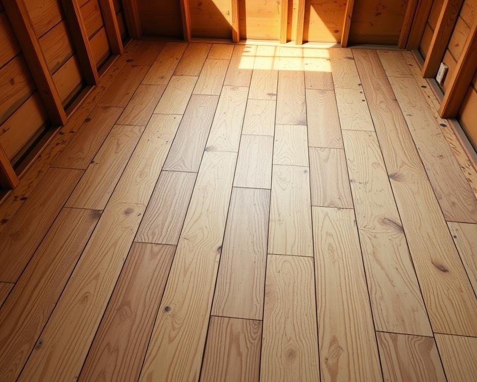 OSB-Bodenbelag Verlegetechniken