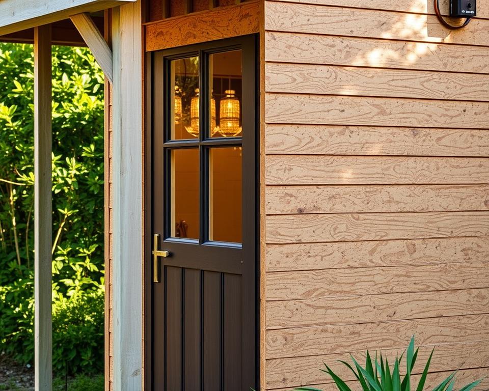 OSB-Platten Wandverkleidung Gartenhaus