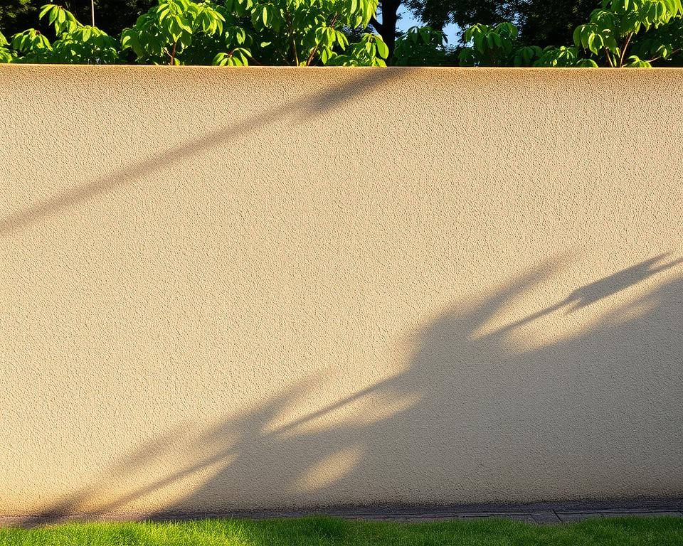 Oberflächenbehandlung Gartenmauer