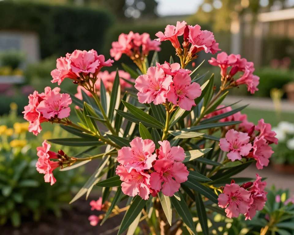 Oleander Blüte Pflege