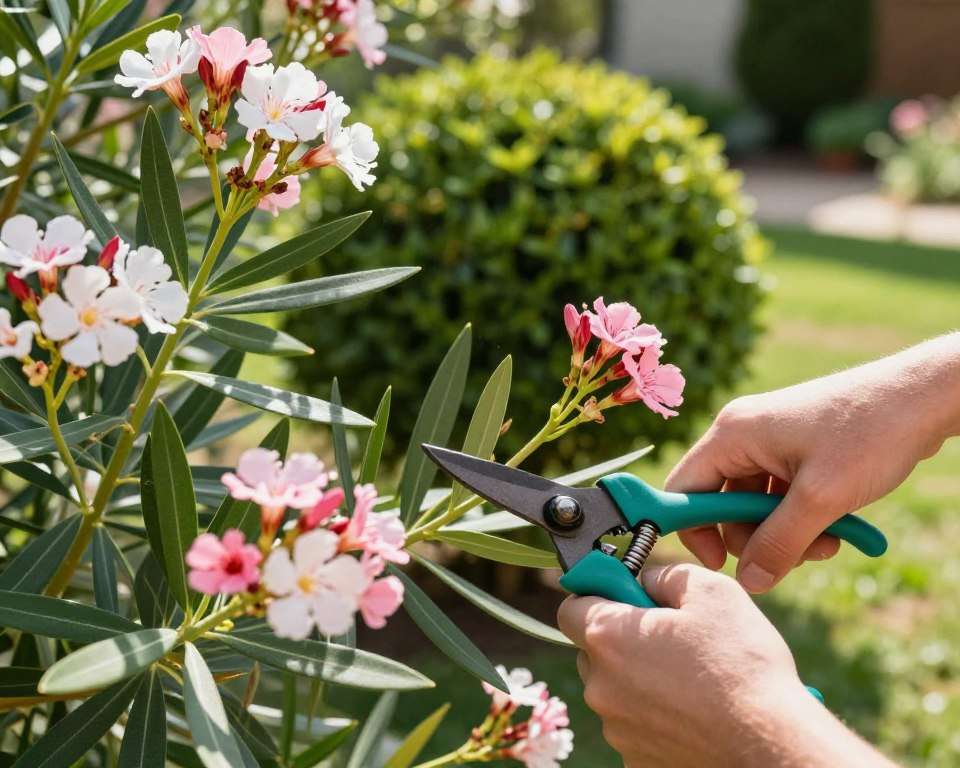 Oleander schneiden Anleitung
