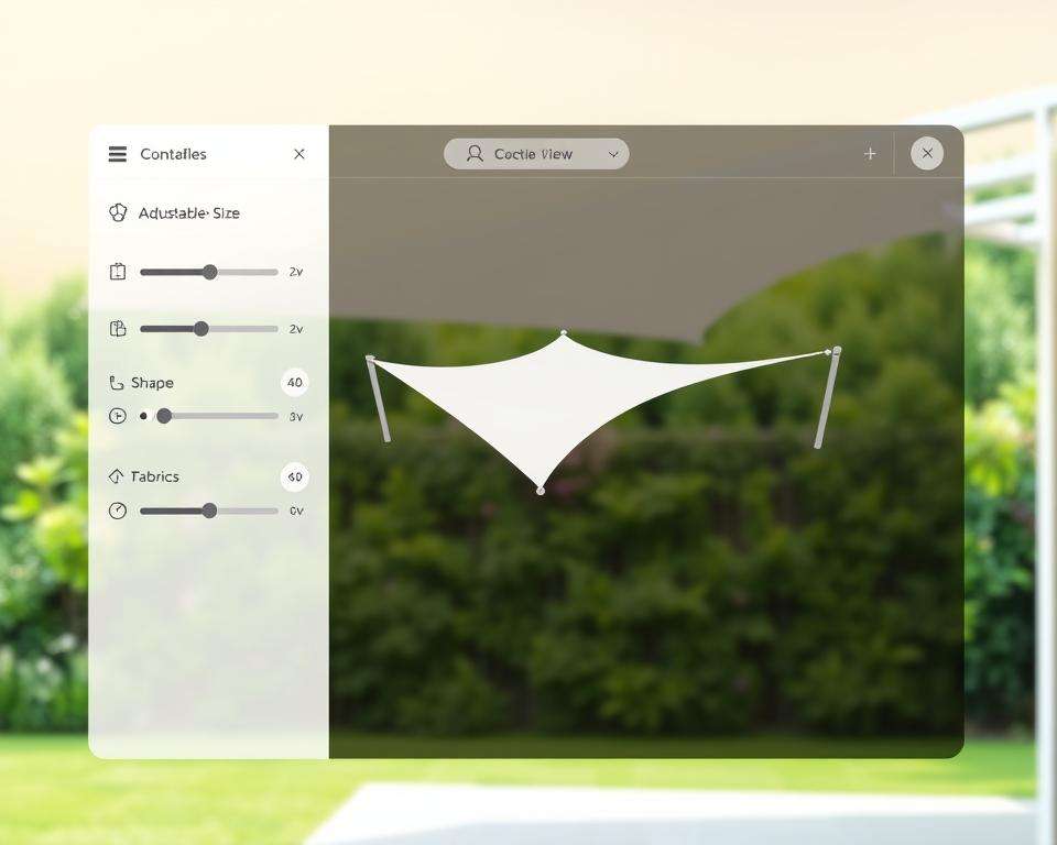 Online Konfigurator Sonnensegel Planung