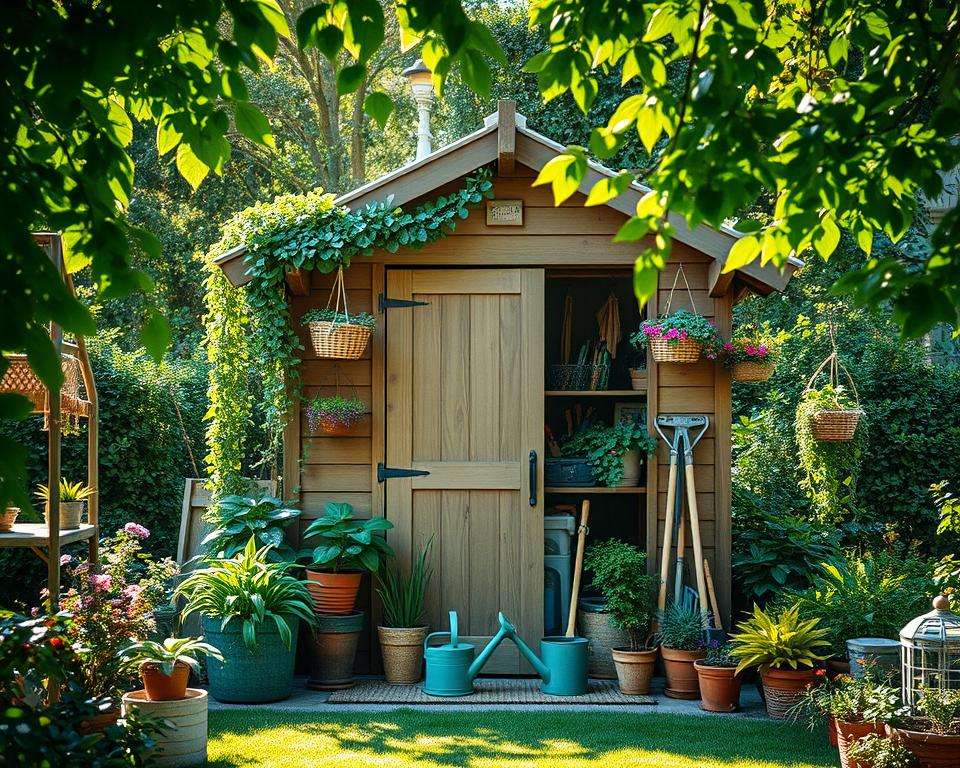 Optimale Bepflanzung Pflanzschuppen