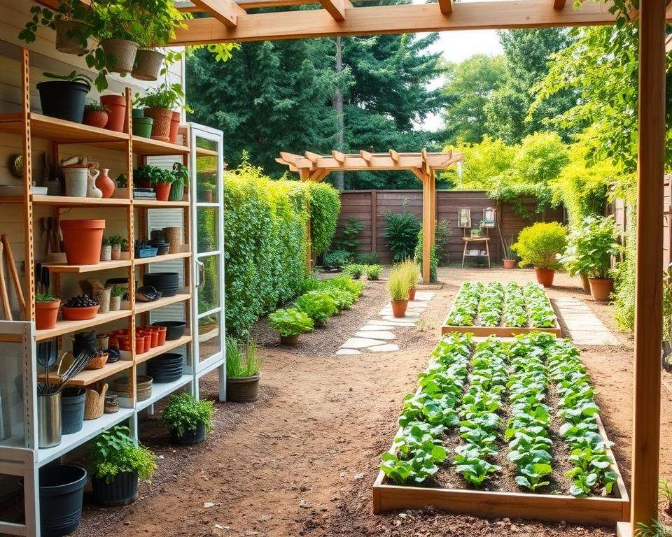 Optimale Platznutzung im Garten