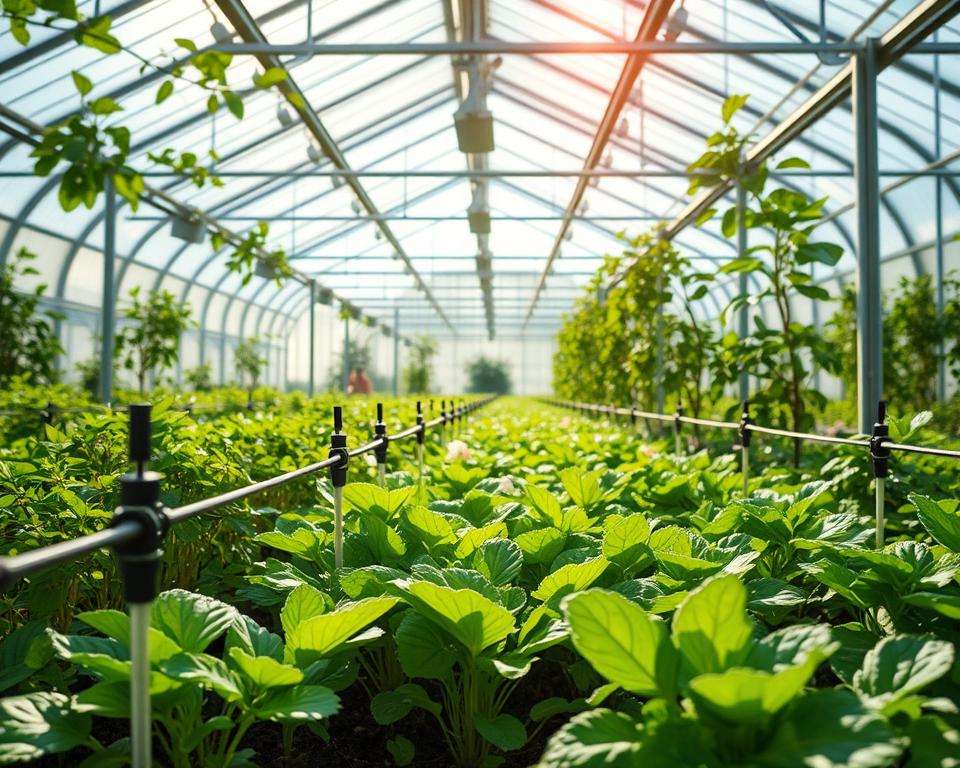 Optimierung der Bewässerung im Gewächshaus