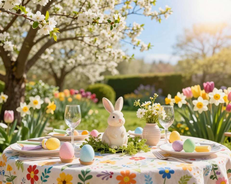 Osterschmuck und Frühlingsdekoration