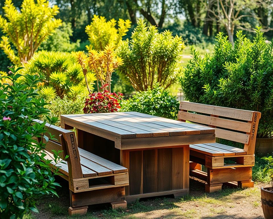 Palettenmöbel für den Garten