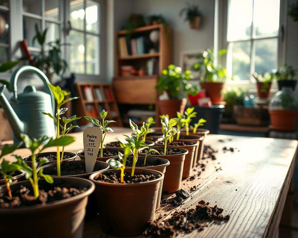 Paprika Aussaat Zeitpunkt