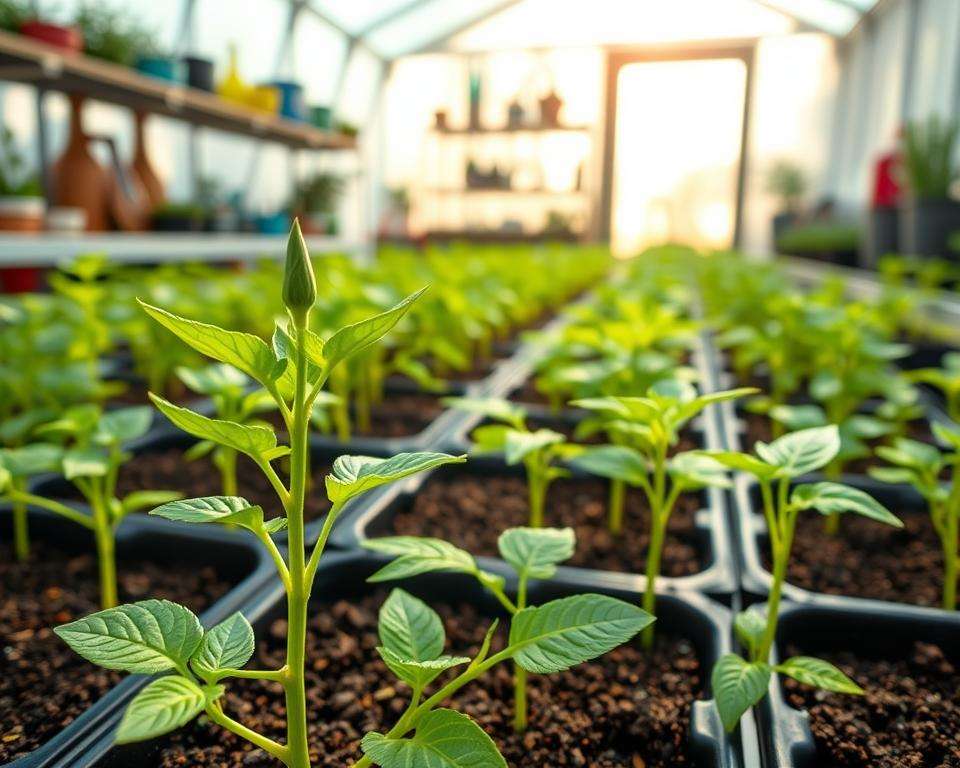 Paprika Jungpflanzen Gesundheit