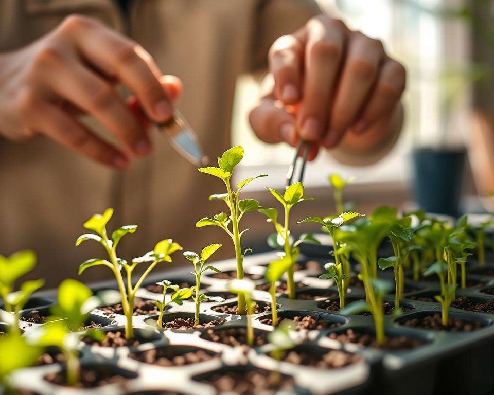 Paprika pikieren Anleitung Paprika pikieren Anleitung