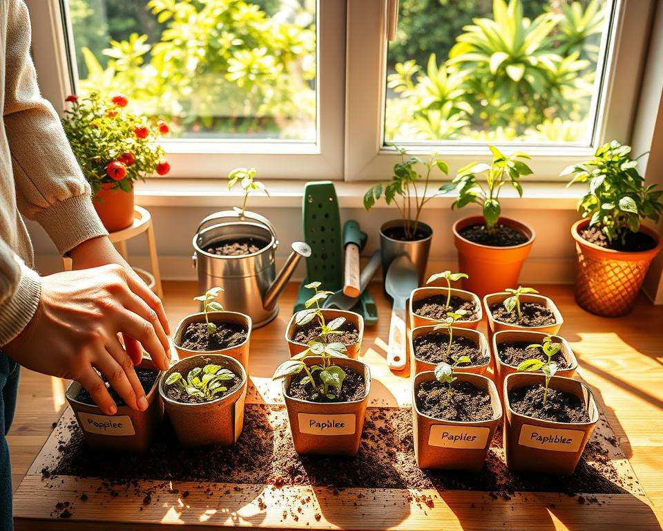 Paprika säen Anleitung Fensterbank Paprika säen Anleitung Fensterbank