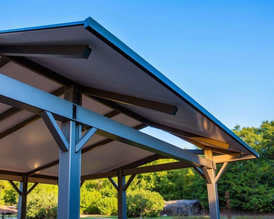 Pavillon Konstruktion Sicherheit