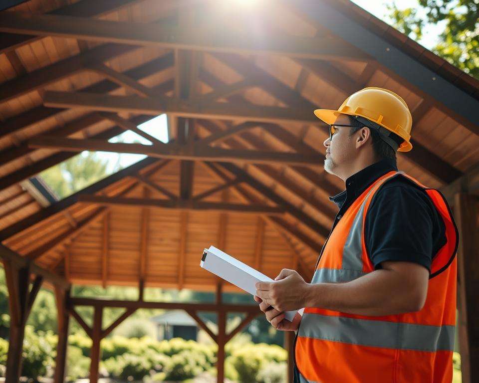 Pavillon Wartung Inspektion