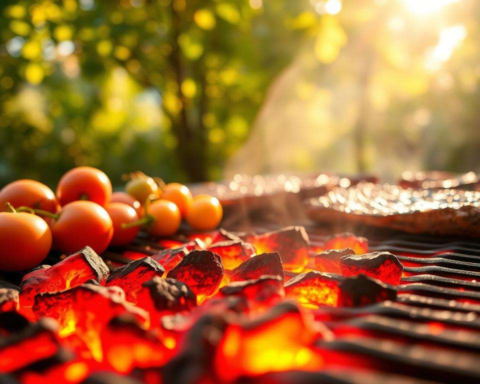 Perfekte Glut beim Grillen Perfekte Glut beim Grillen