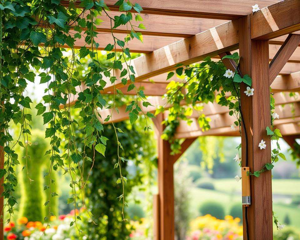Pergola Pflege und Rückschnitt