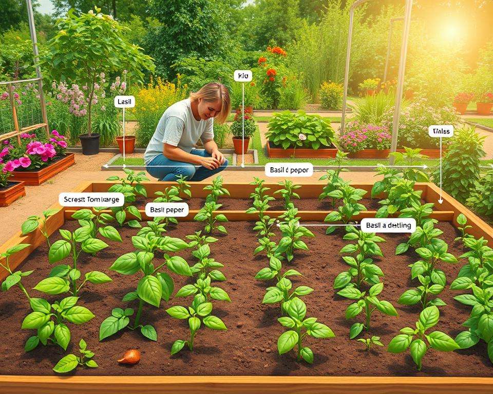 Pflanzabstände im Hochbeet