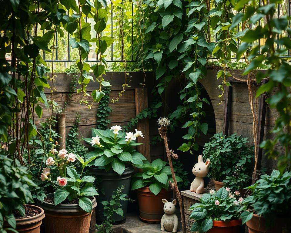 Pflanzen und Dekoration für stimmungsvolle Ecken