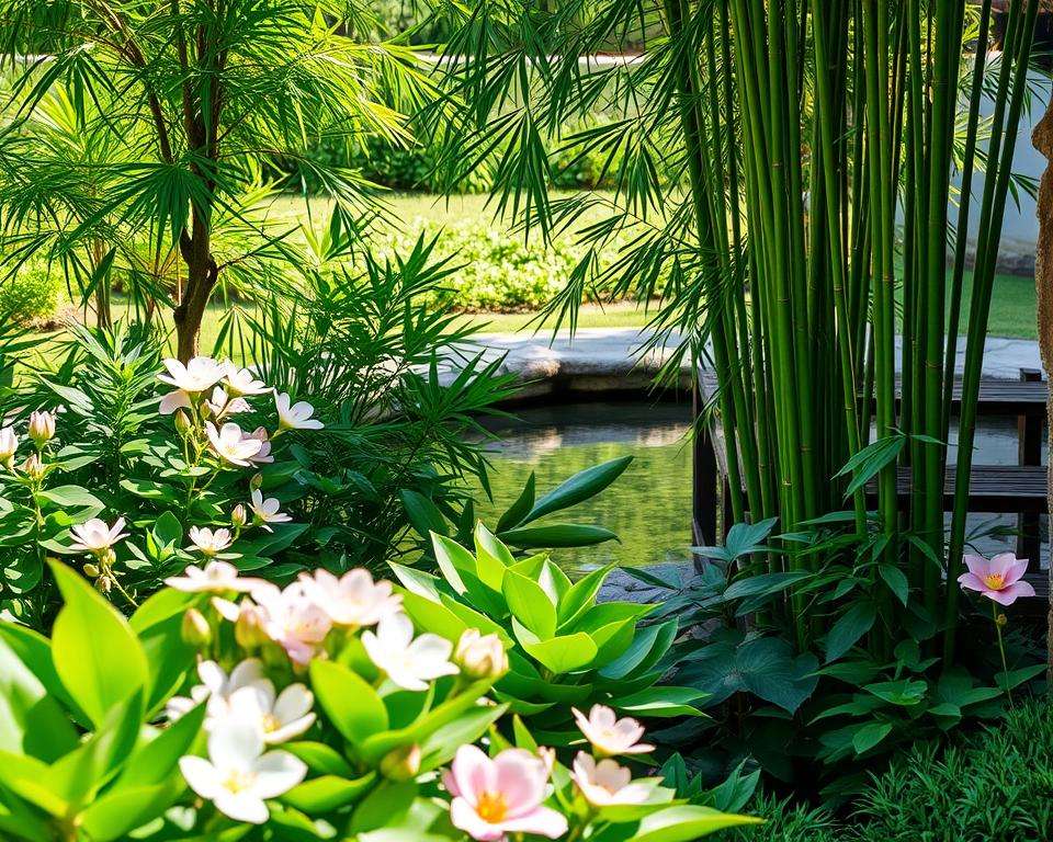 Pflanzenauswahl Farbkonzepte Entspannung