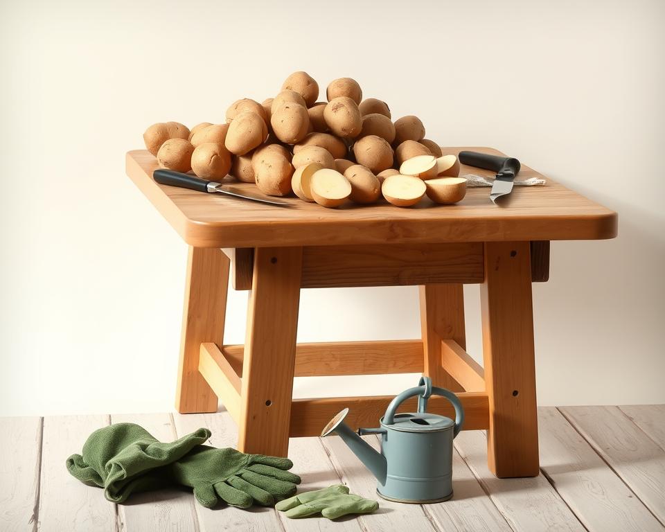 Pflanzkartoffeln vorbereiten