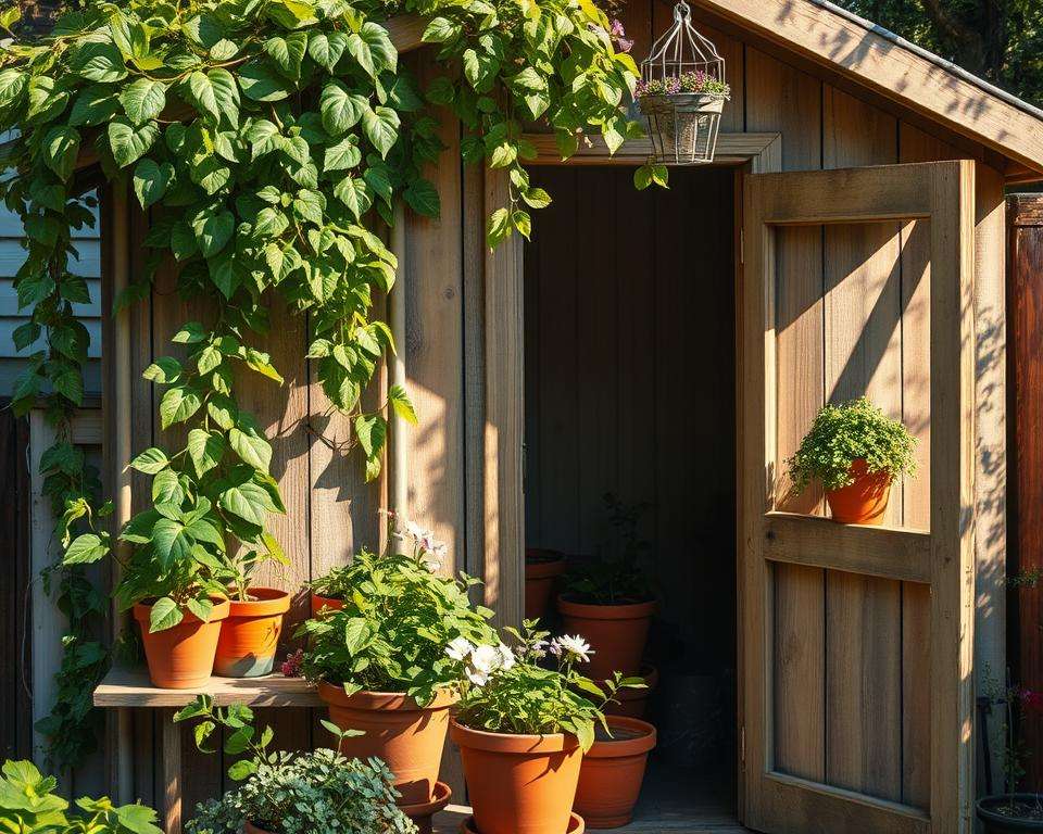 Pflanzschuppen Planung