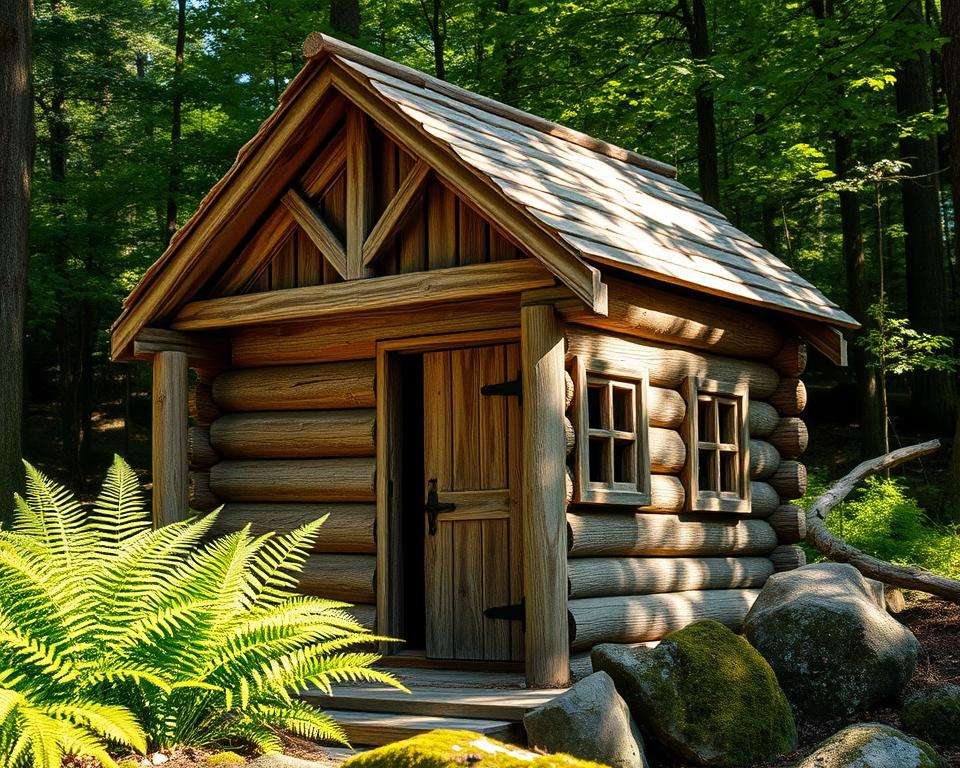 Pflege Holz Spielhaus