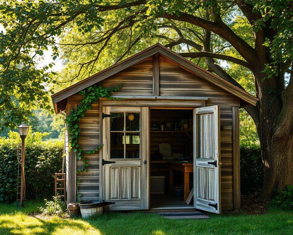 Pflege und Wartung Pub-Schuppen