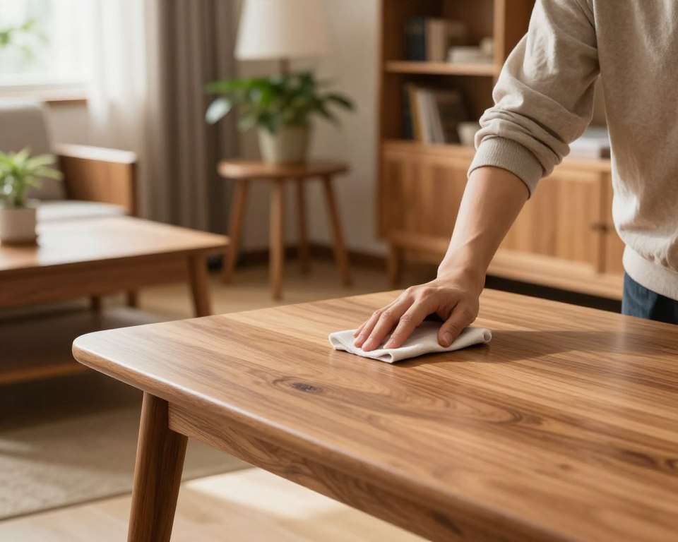 Pflege von geölten Holzmöbeln