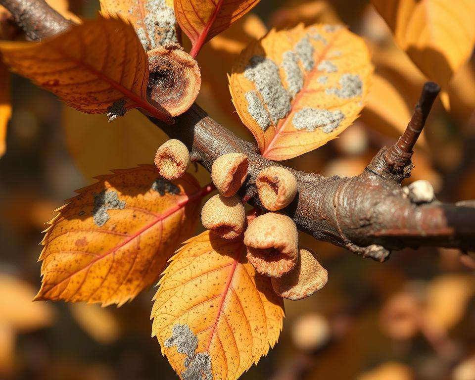 Pilzerkrankungen Kirschbaum Diagnose