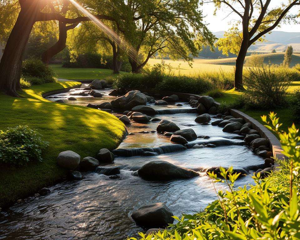 Planung Bachlauf Gefälle