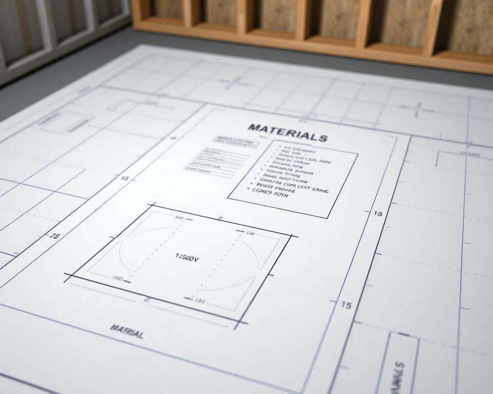 Planung Fundamentgröße Materialbedarf