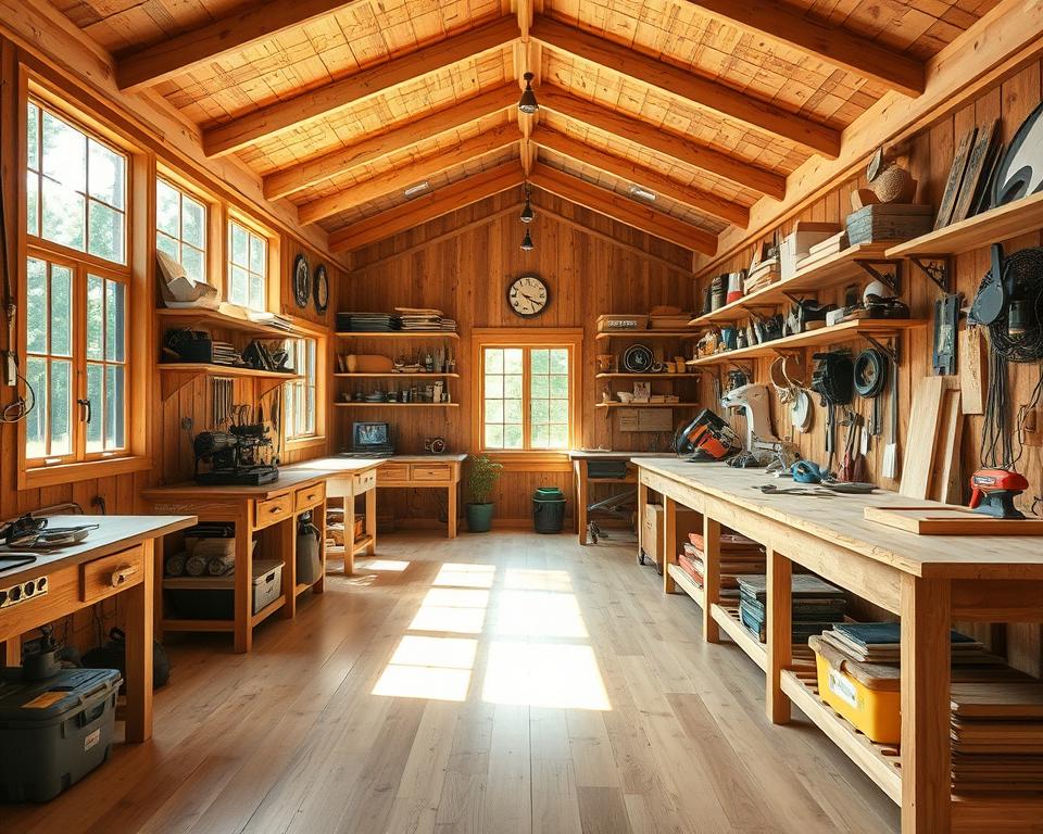 Planung Gartenhaus Werkstatt Größe