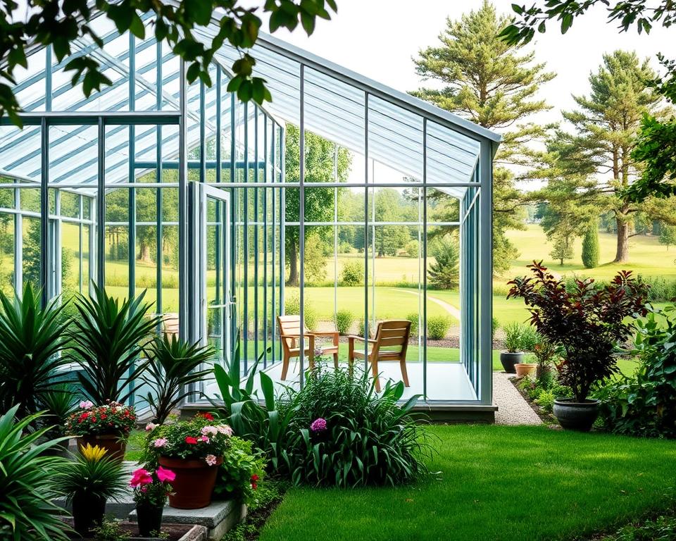 Planung Glasgartenhaus Standort