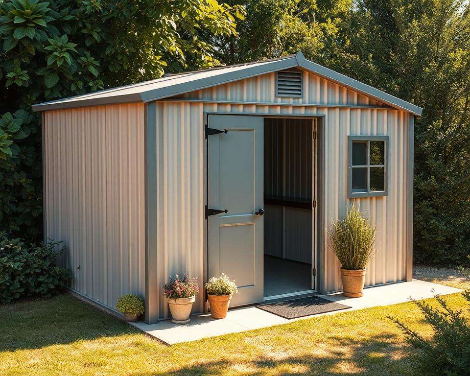 Planung Metallschuppen Individualisierung