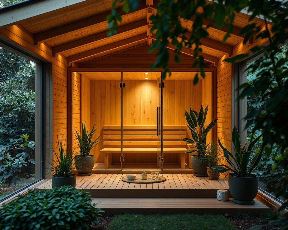 Planung Saunahaus Größe