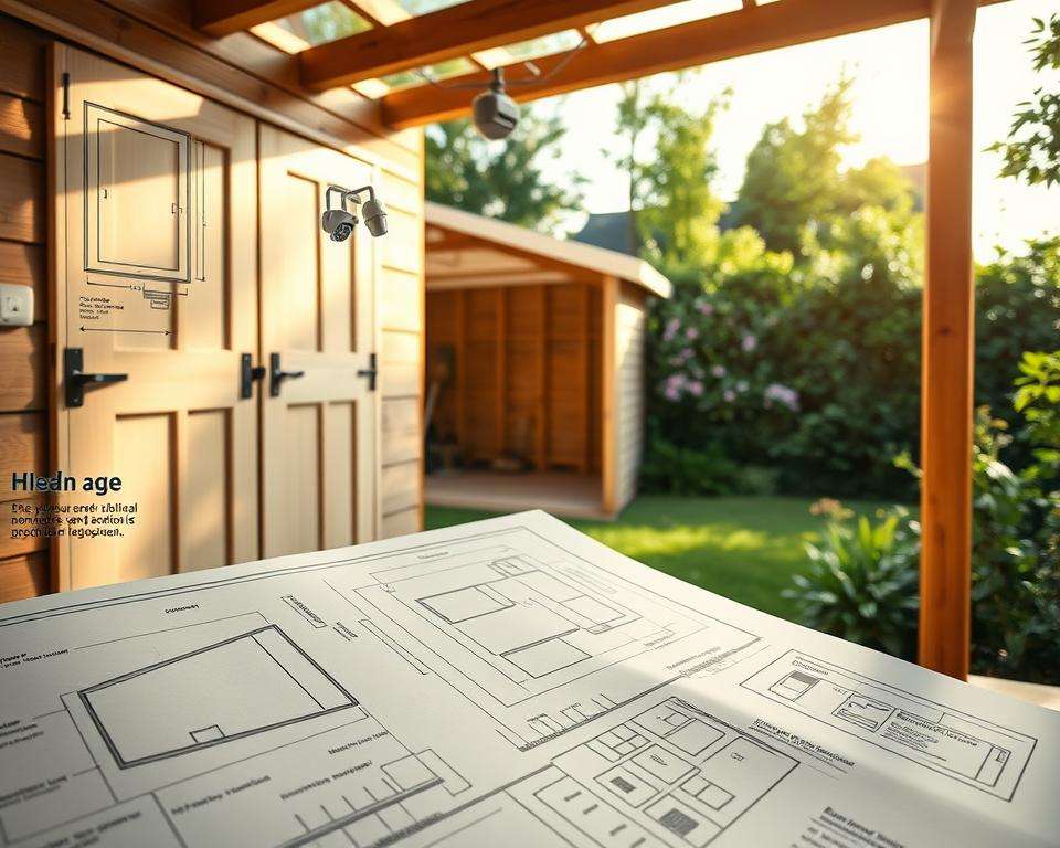 Planung Sicherheitsmaßnahmen Gartenhaus