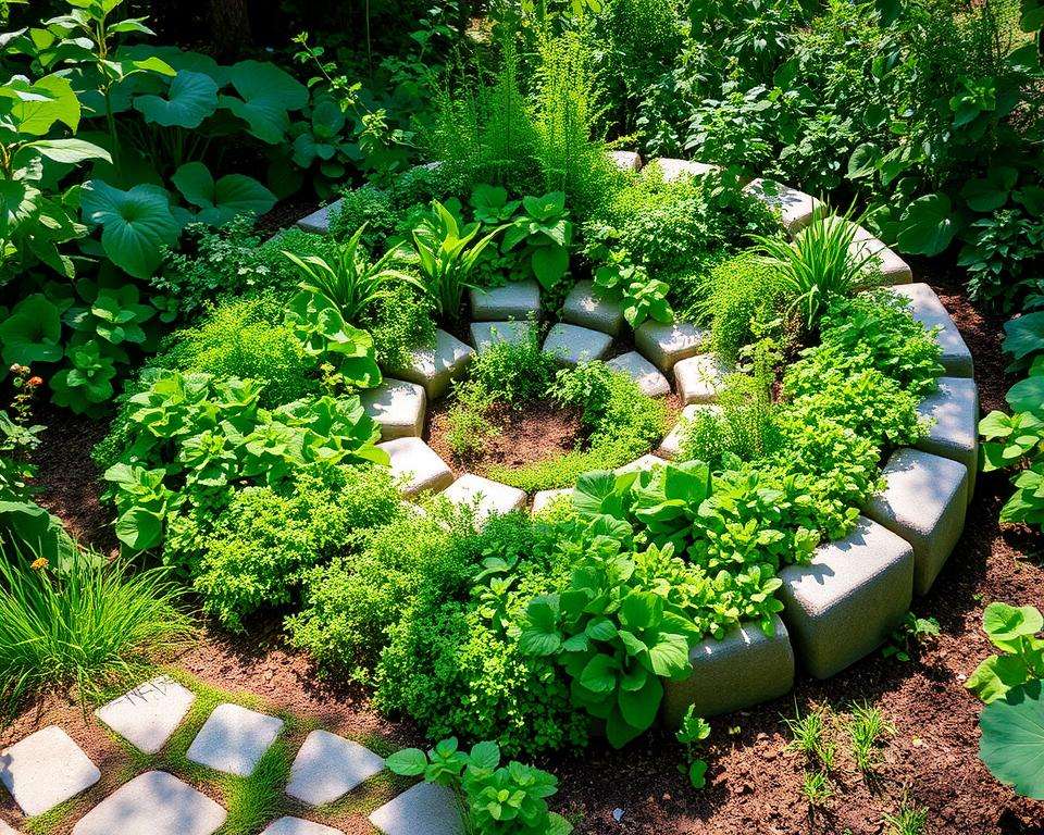 Planung Standort Kräuterspirale Planung Standort Kräuterspirale