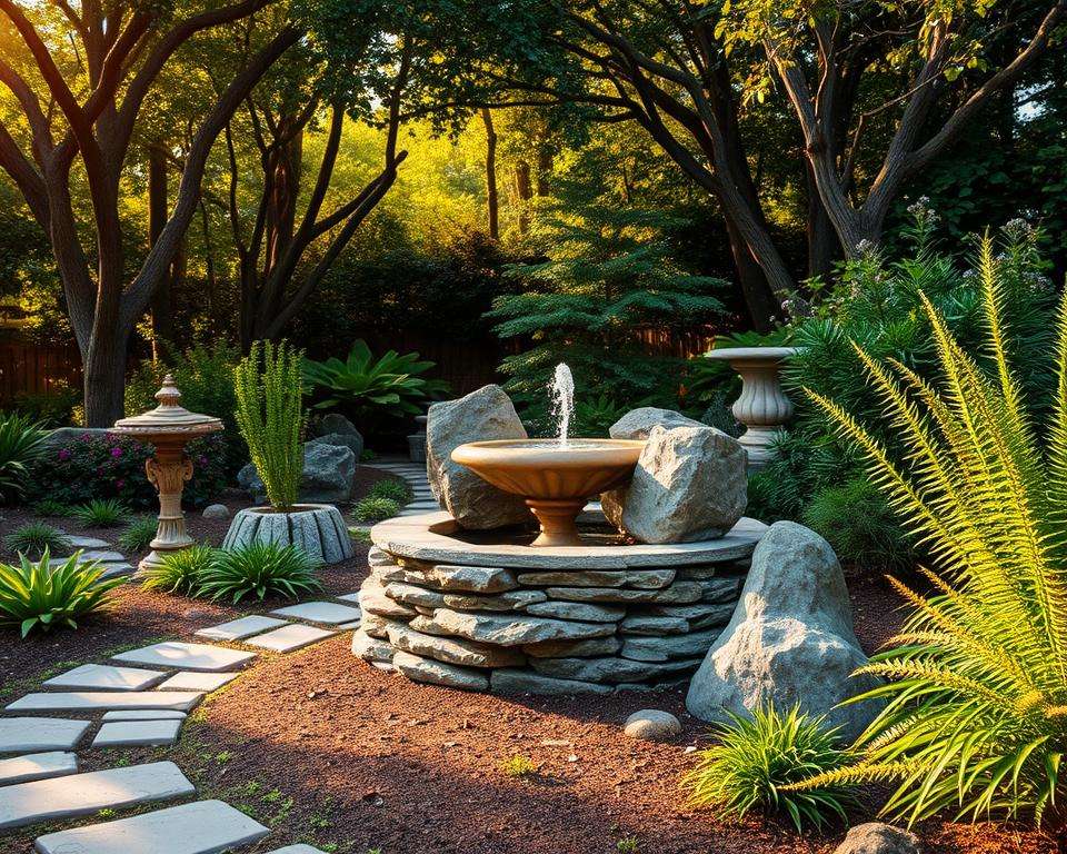 Planung Standortwahl Gartenbrunnen