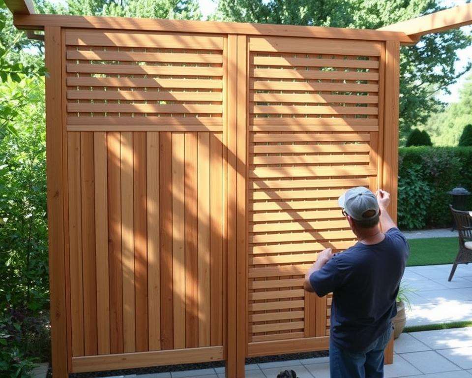 Planung und Montage Sichtschutz Planung und Montage Sichtschutz