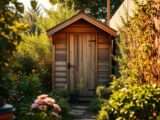 Platz optimal nutzen: Die Vorteile eines schmalen Gartenschuppens