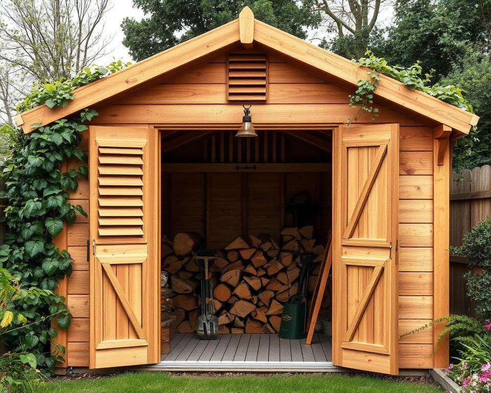 Praktische Ideen für Holz-Lagerschuppen