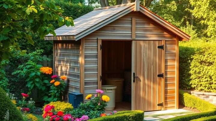 Praktische Ideen für Holz-Lagerschuppen: Clevere Stauraumlösungen für Ihren Garten