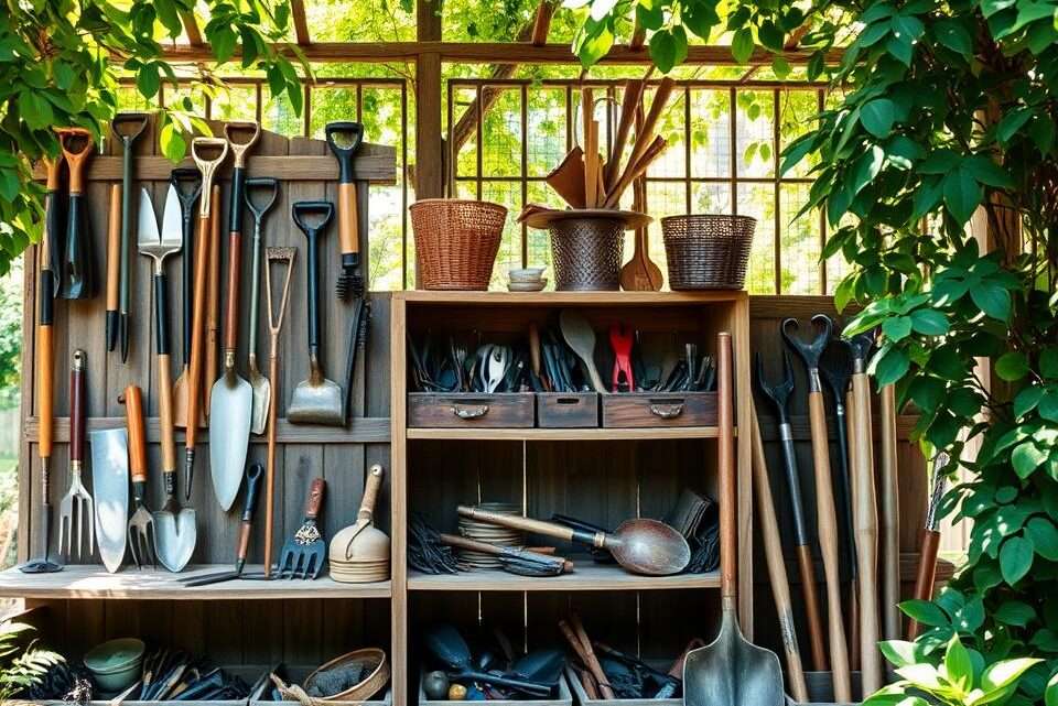 Praktische Ideen und Hacks für Ihre Werkzeugaufbewahrung im Garten