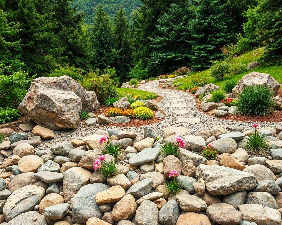 Praktische Steingarten Gestaltungsideen