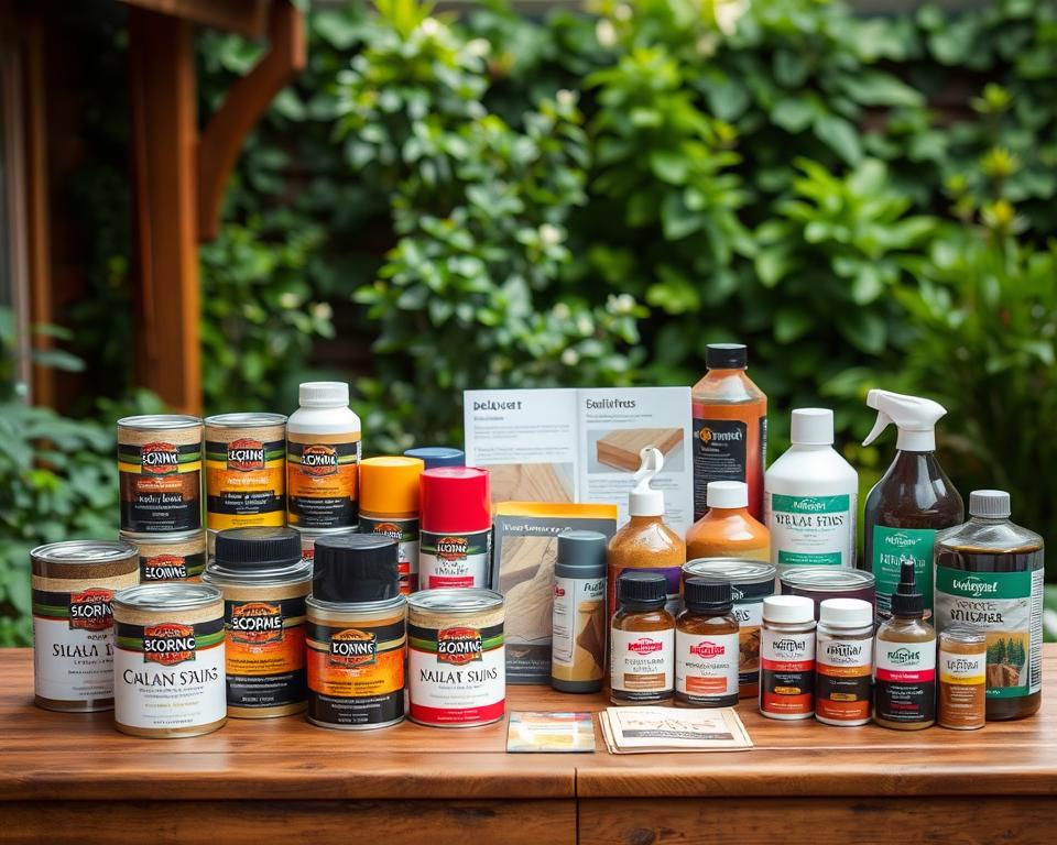 Produktwahl für Holzbehandlung