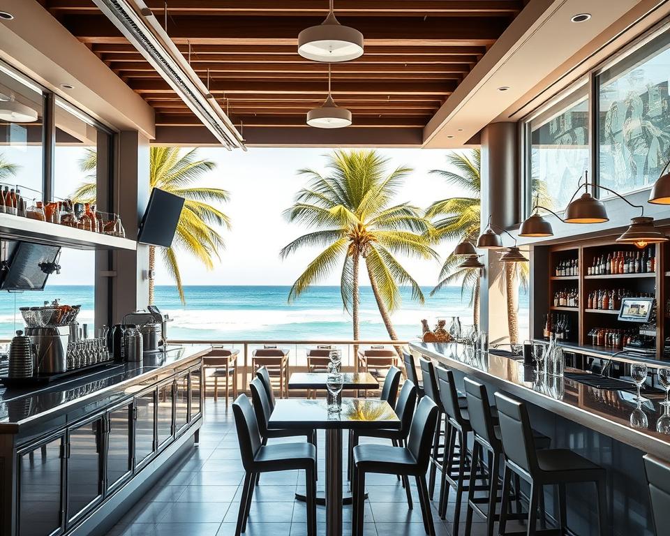 Professionelle Barausstattung Strandbar